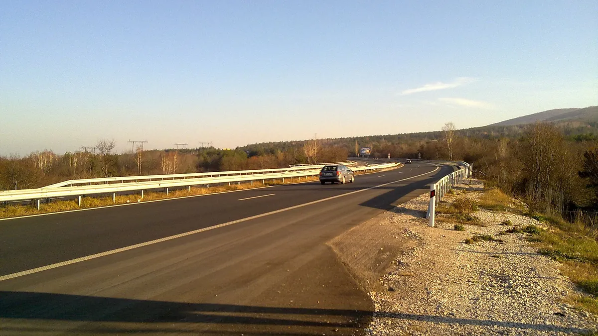 Trakia motorway in Bulgaria (symbolic image)