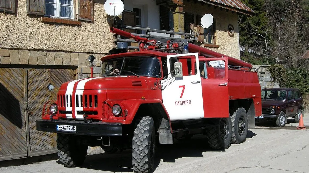 Bulgarisches Feuerwehrfahrzeug (Symbolbild)