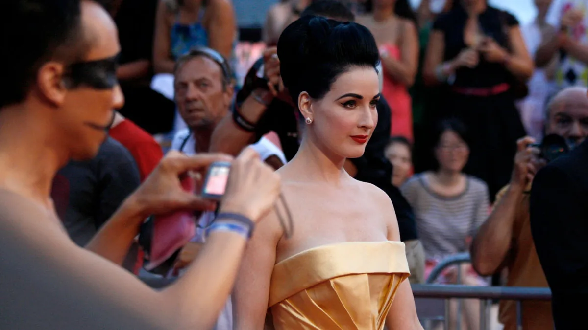 Дита фон Тийз на Life Ball 2010 във Виена (архивна снимка)