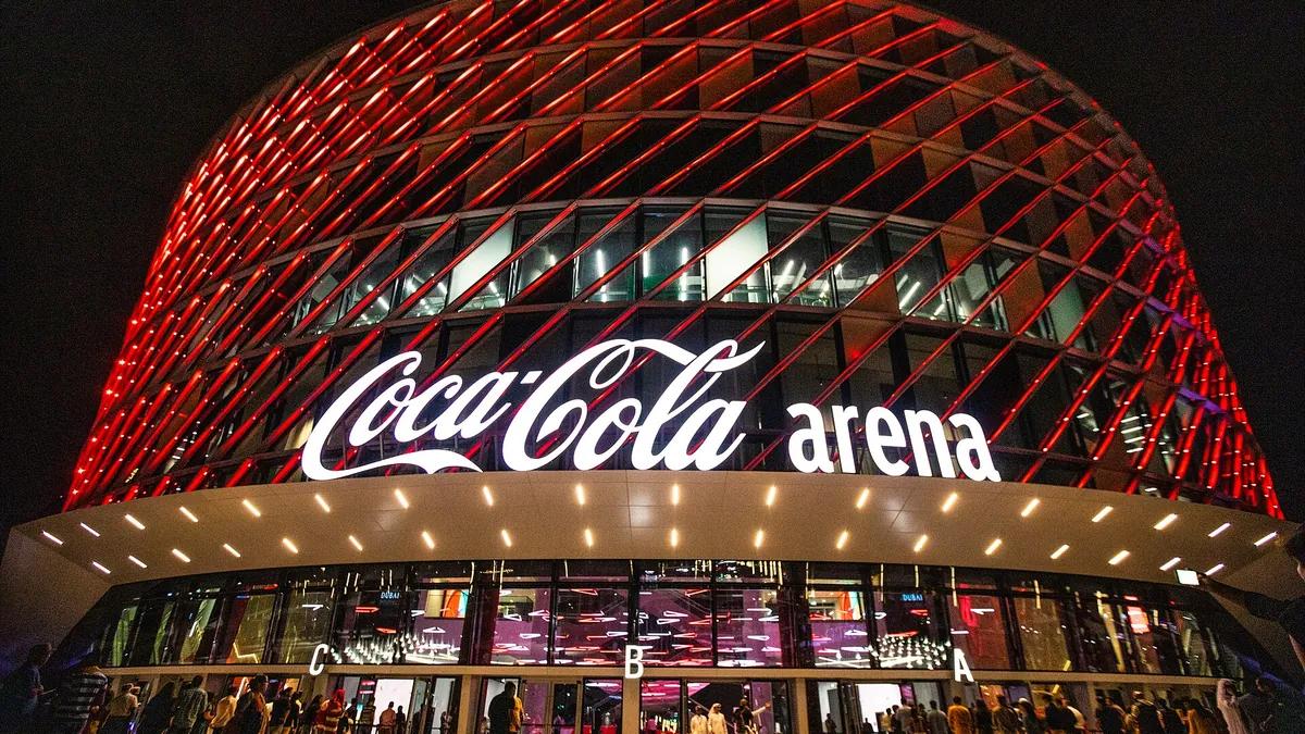 Die Coca-Cola Arena in Dubai (Symbolbild)