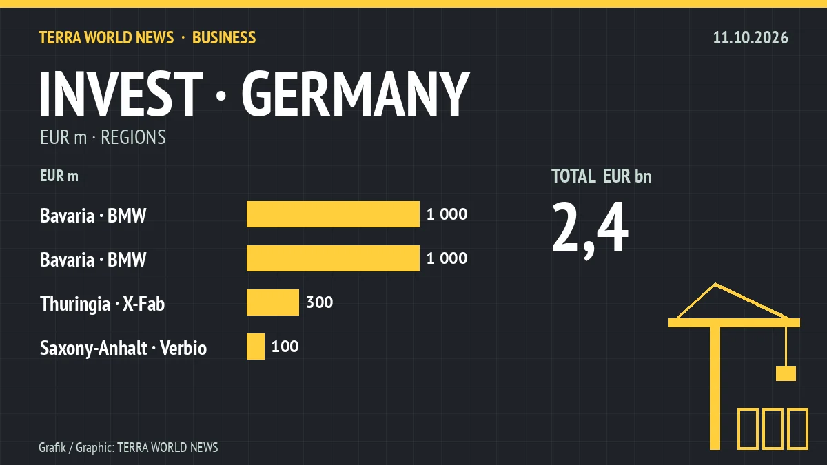 Grafik: Investitionsprojekte nach Regionen, 11.10.2026 (eigene Darstellung)