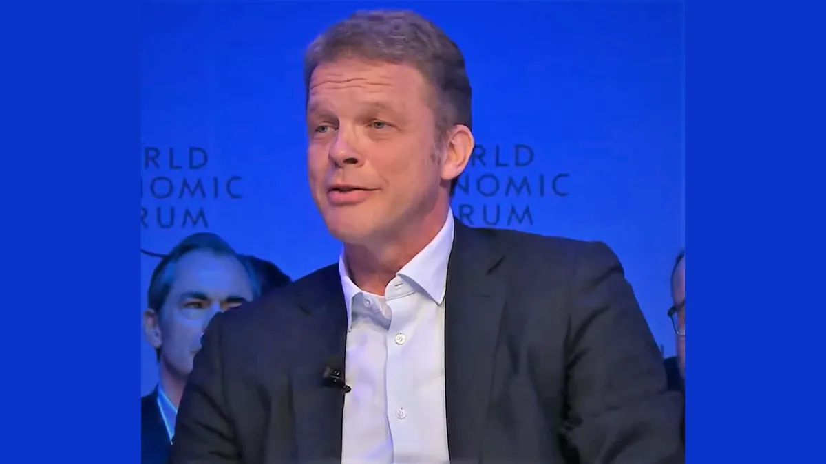 Archivbild: Deutsche-Bank-Chef Christian Sewing beim Weltwirtschaftsforum in Davos (2020)