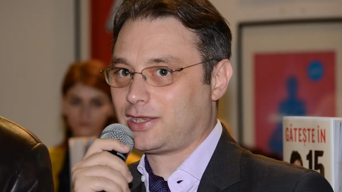 Archivbild: Luca Niculescu auf der Buchmesse Gaudeamus, 2013