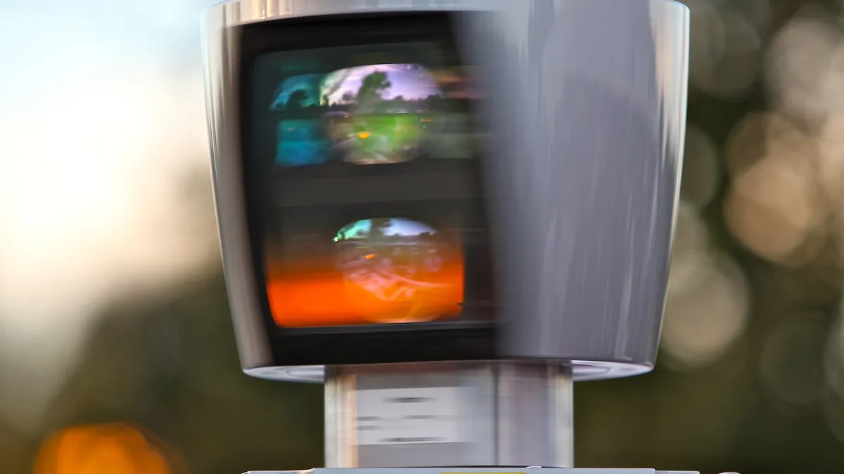 Symbolbild: Lidar-Sensor auf dem Dach eines autonomen Versuchsfahrzeugs (Archivbild)
