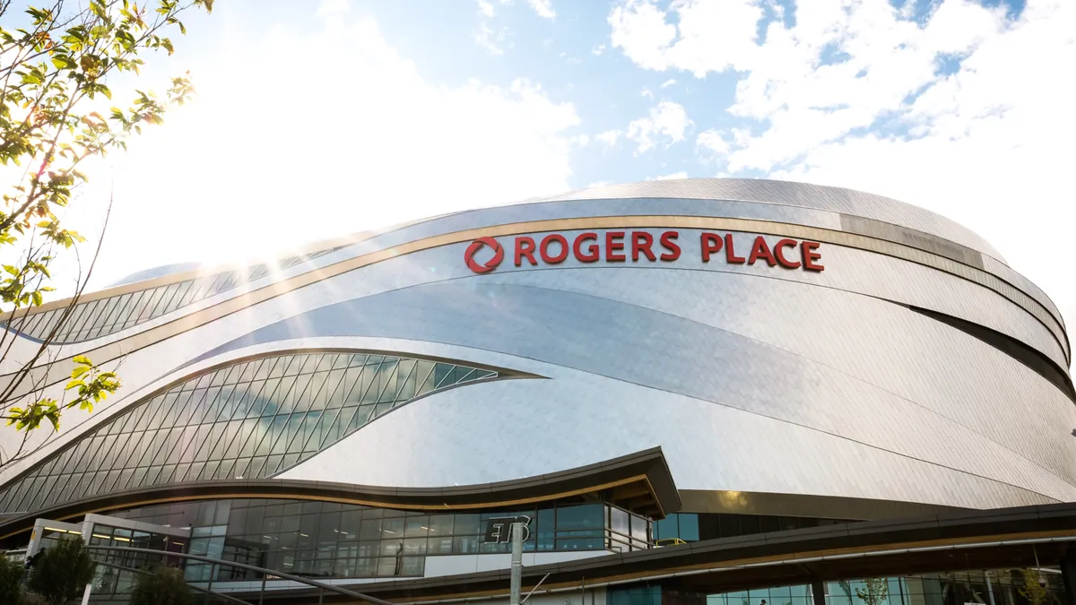 Die Rogers Place in Edmonton, Austragungsort von UFC Edmonton (Archivbild)