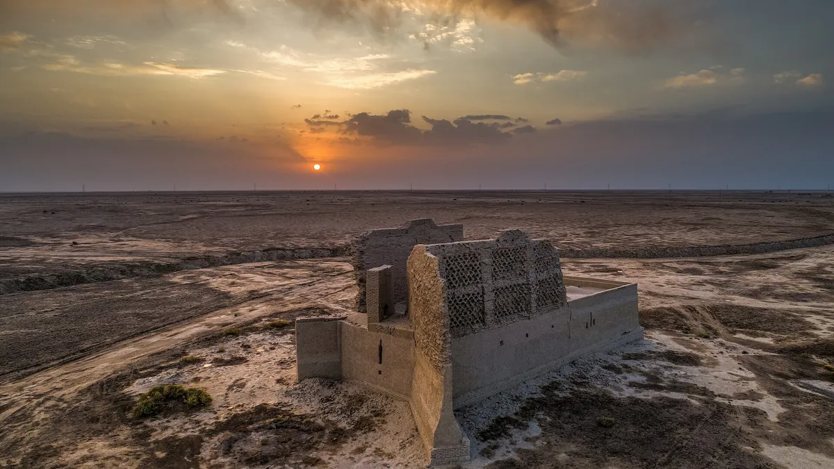 Symbolbild: Historische Windmühlen in der Region Sistan im Südosten Irans