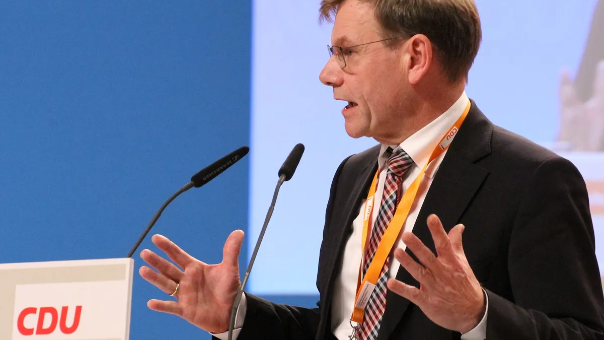 Archivbild: Johann Wadephul auf dem CDU-Bundesparteitag 2014