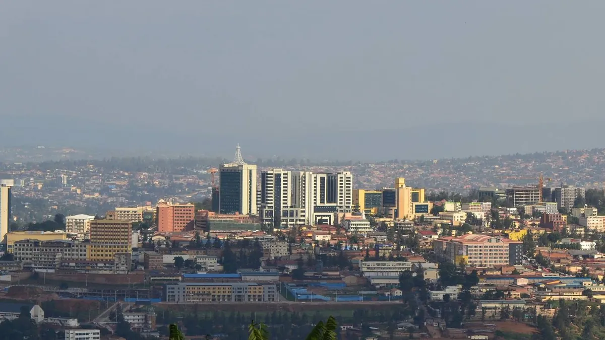 Blick auf die Innenstadt von Kigali, Ruanda (Symbolbild)