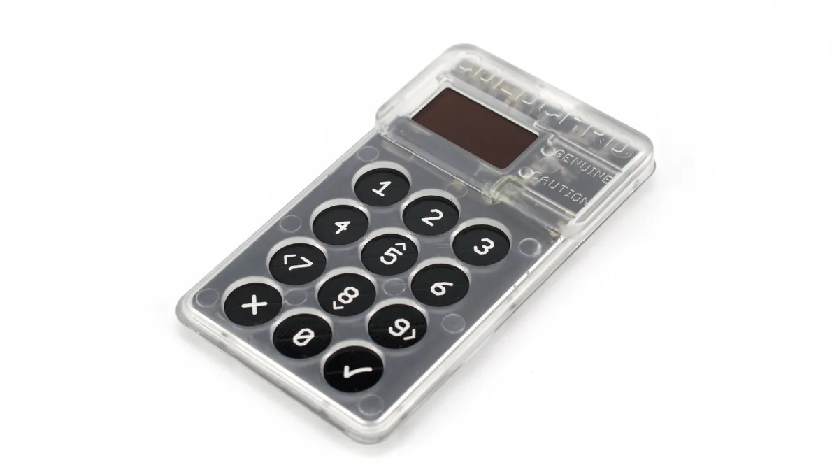 Symbolbild: Eine Hardware-Wallet für Kryptowährungen (Coldcard)