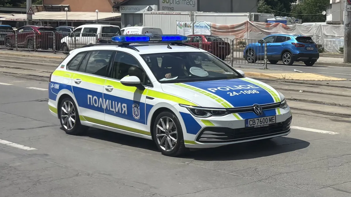 Символна снимка: полицейски автомобил в София