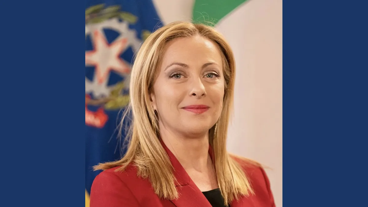 Archivbild: Italiens Ministerpräsidentin Giorgia Meloni, 2023