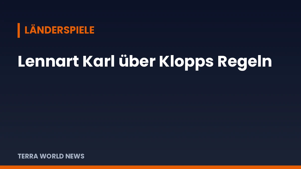 Заглавна графика: Ленарт Карл за правилата на Клоп
