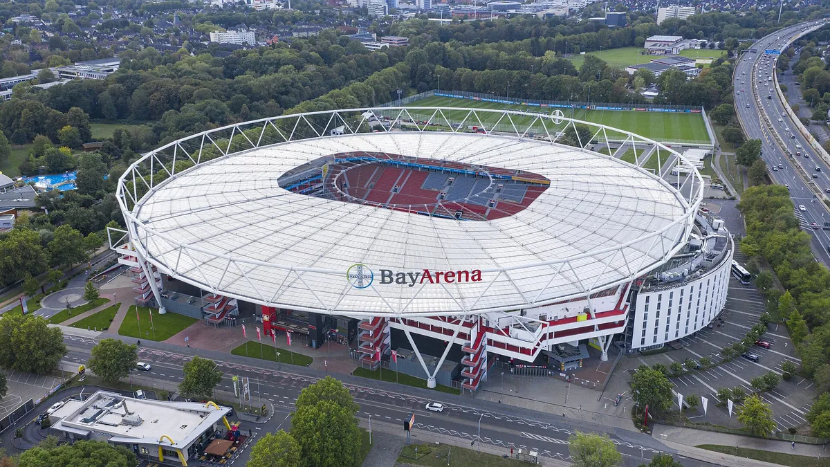 The BayArena in Leverkusen (Symbolic image, 2020)