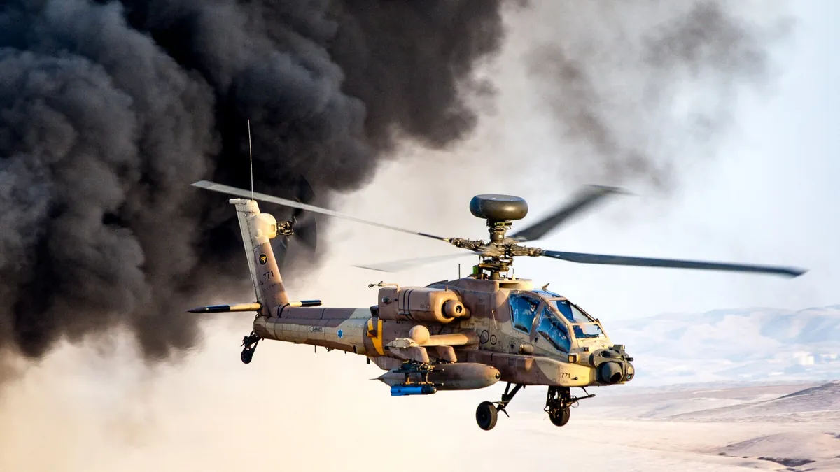 Символна снимка: израелски хеликоптер AH-64D „Апачи“