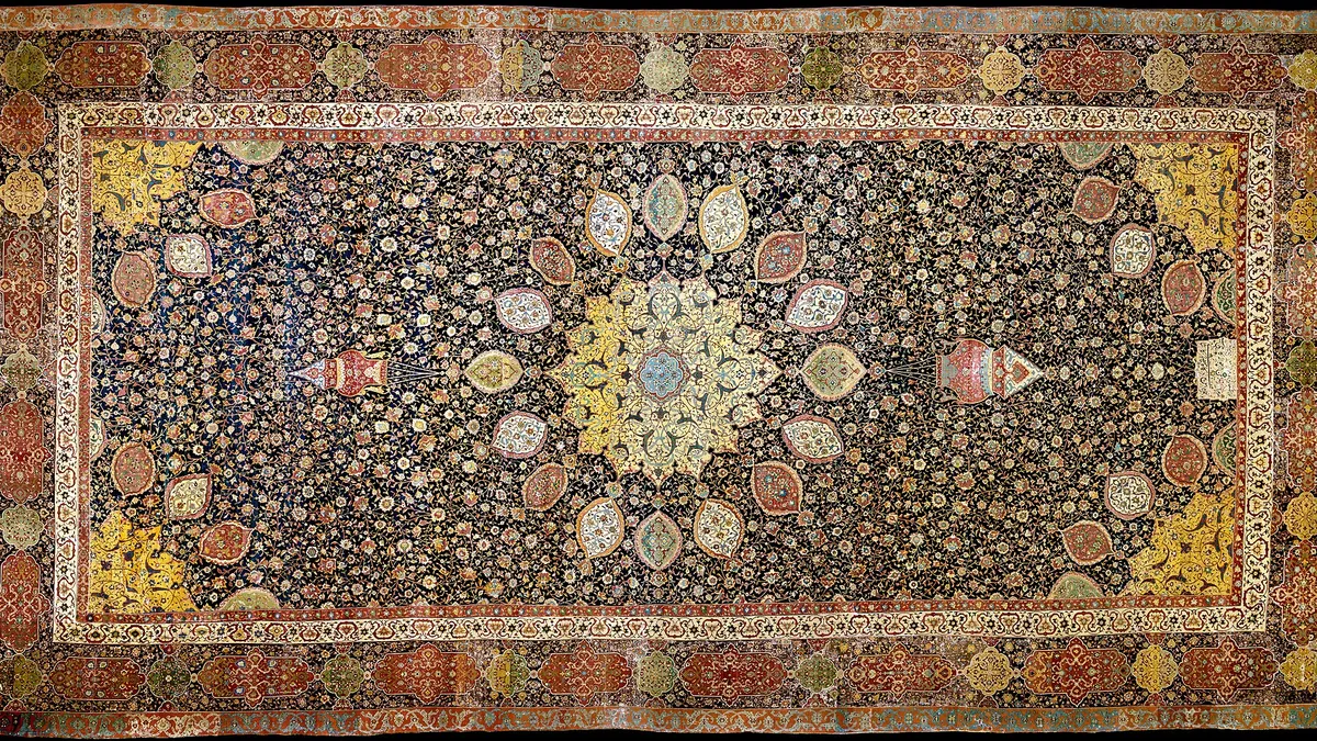 The historic Ardabil Carpet (symbolic image)