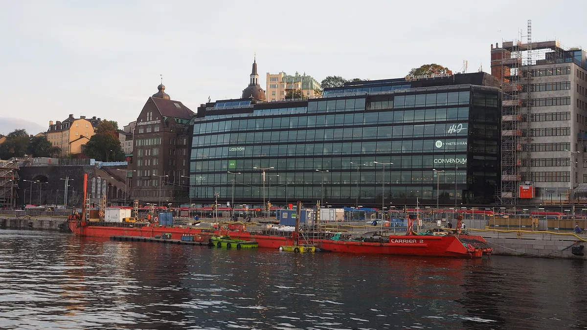 Symbolbild: Uferbebauung am Katarinavägen in Stockholm