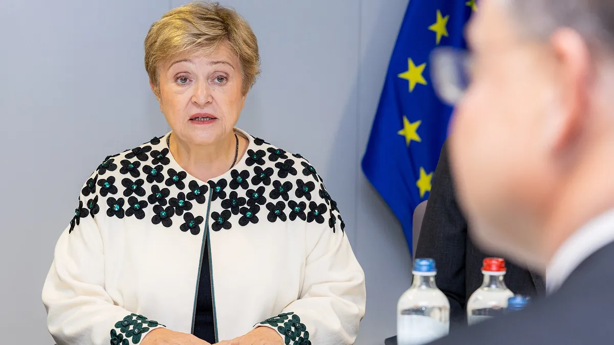 Архивна снимка: директорът на МВФ Кристалина Георгиева