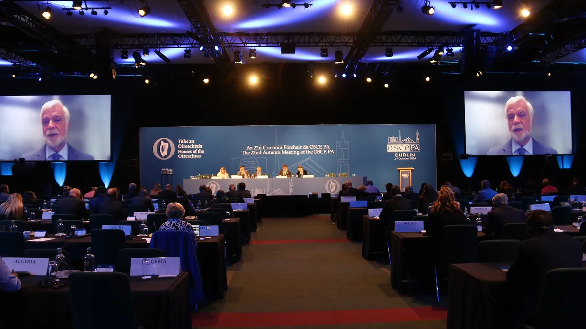 Archivbild (2024): IPCC-Chef Jim Skea spricht bei einer Tagung in Dublin