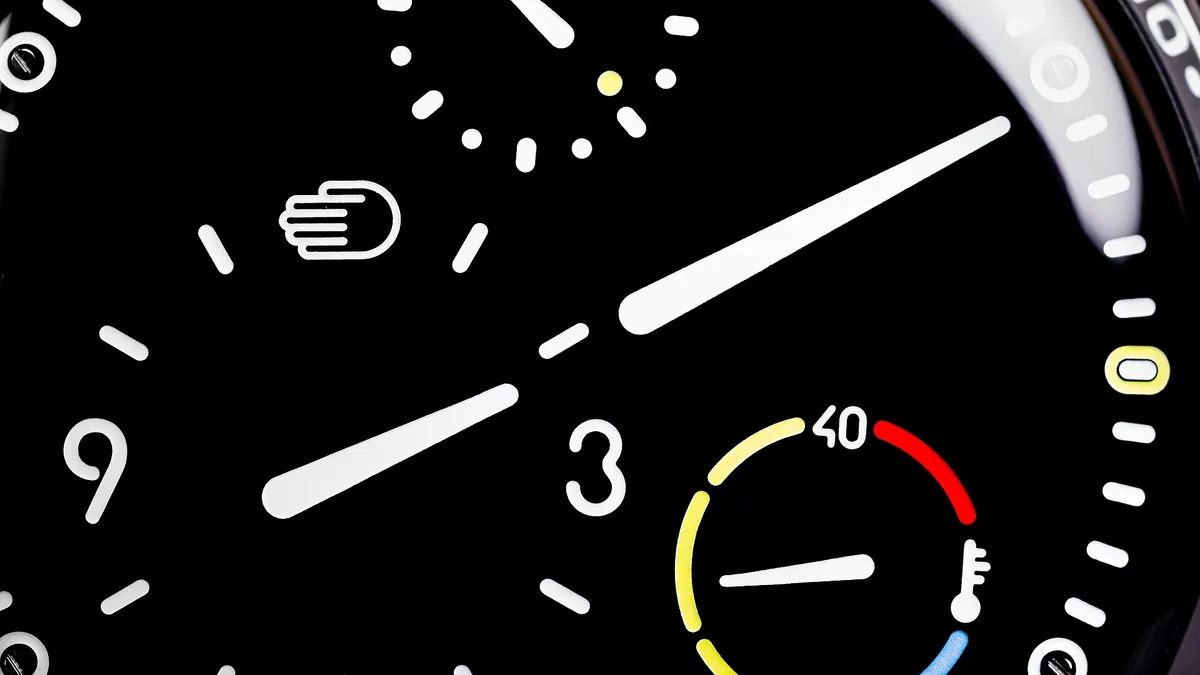 Циферблат на Ressence Type 5 (символична снимка, не новият модел)