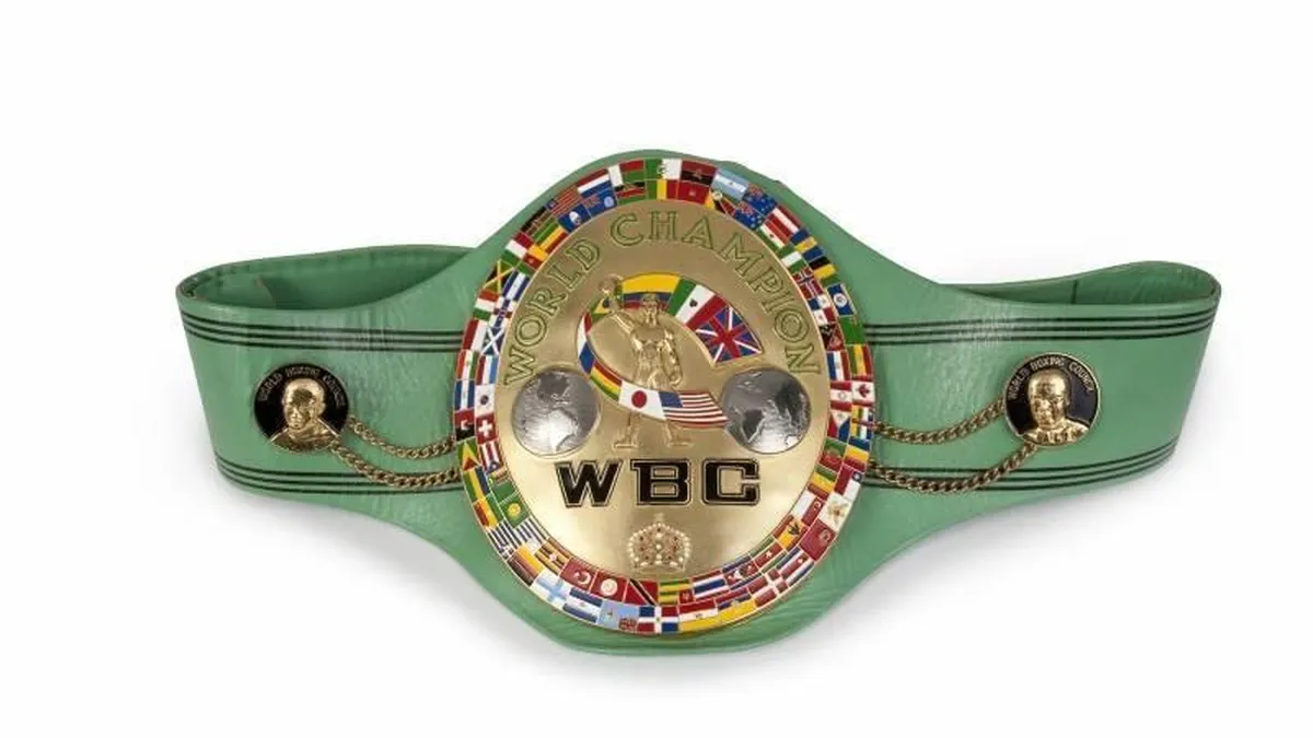 Шампионски пояс на WBC (символна снимка)