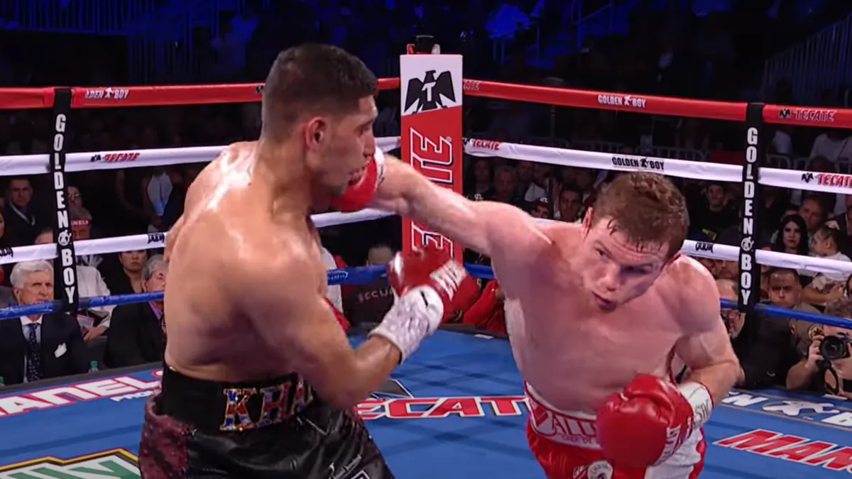 Canelo Álvarez im Ring, 2017 (Archivbild)