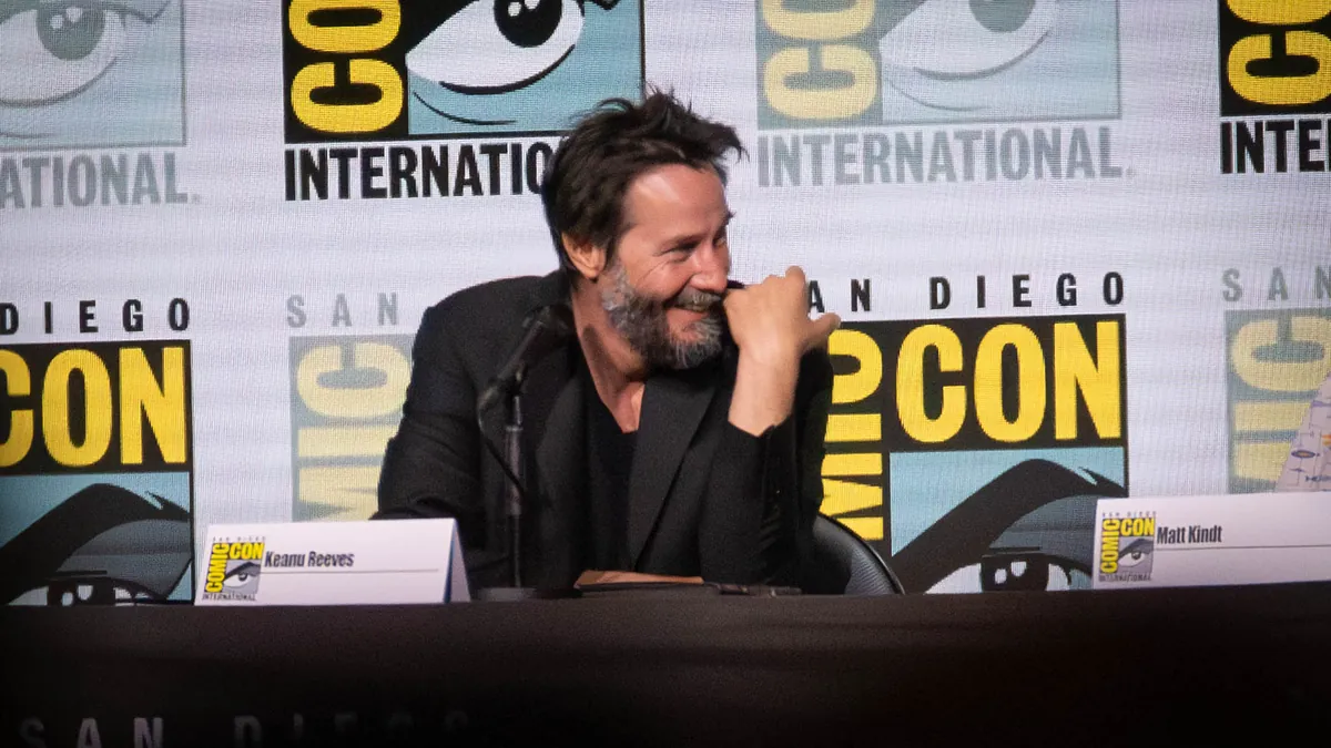 Архивна снимка: актьорът Киану Рийвс на Comic-Con в Сан Диего през 2024 г.