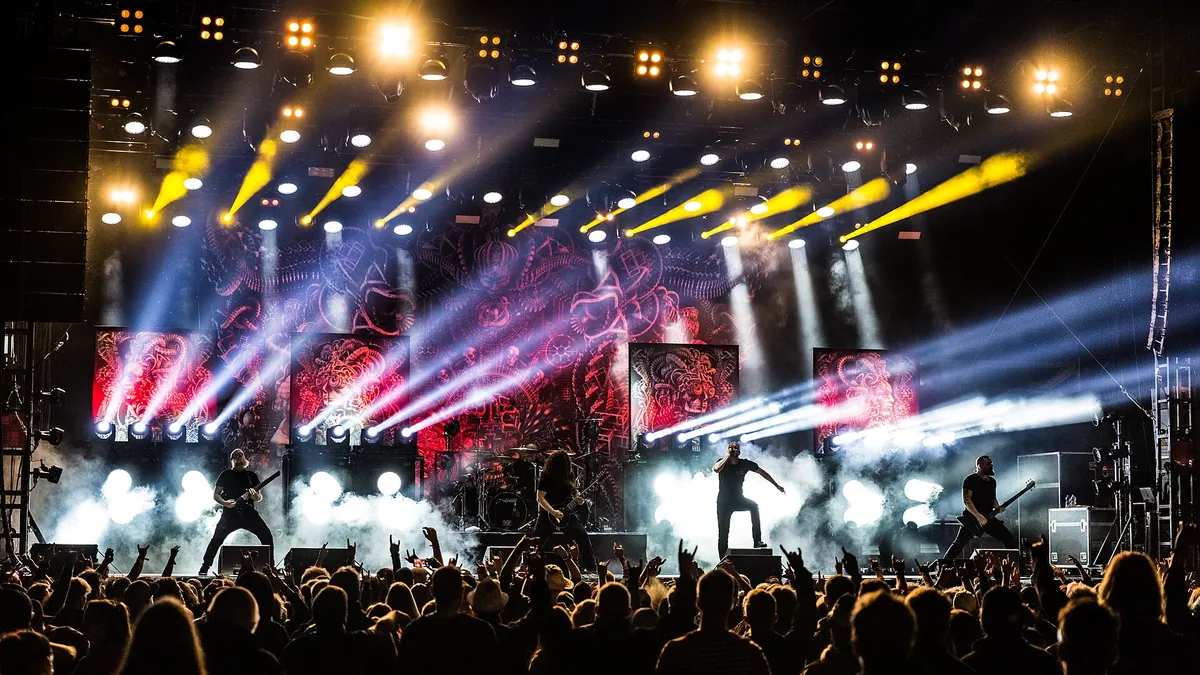 Archive photo: concert at Rock am Ring 2018 (Meshuggah)