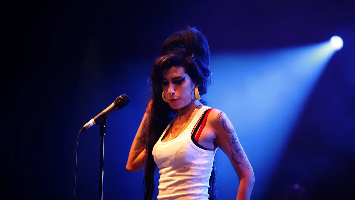 Archive photo: Amy Winehouse at the Eurockéennes festival in 2007