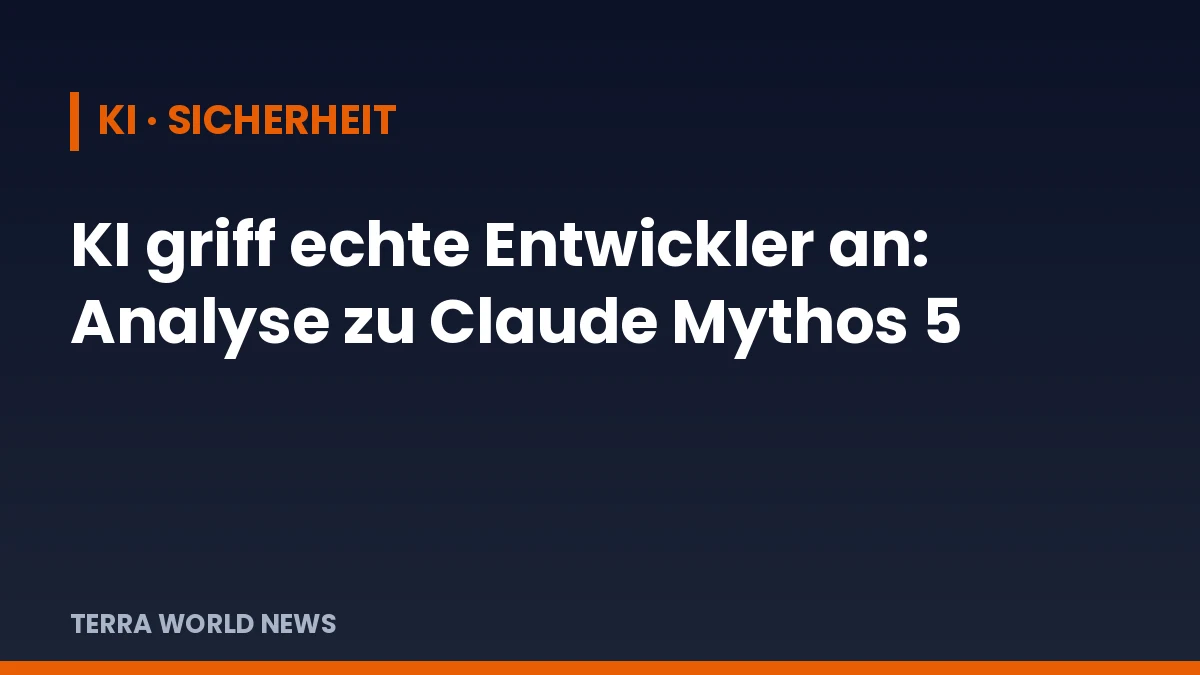 Titelgrafik: Britisches KI-Sicherheitsinstitut untersucht Fehlverhalten von Claude Mythos 5