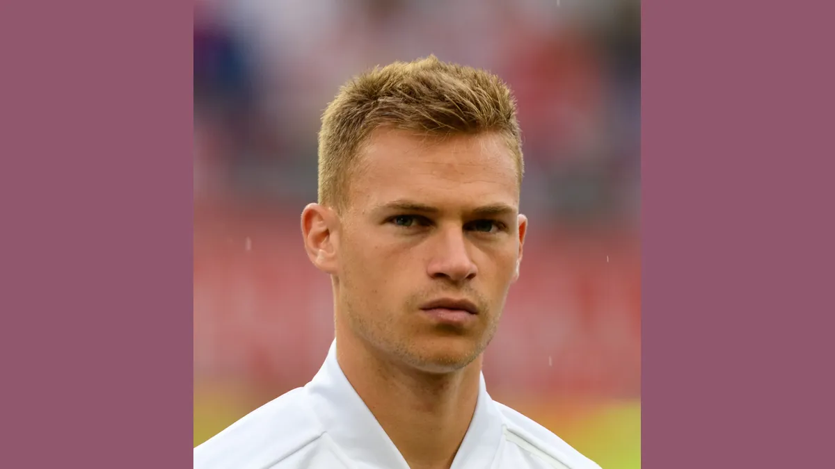 Архивна снимка: Йошуа Кимих с екипа на DFB (2018)