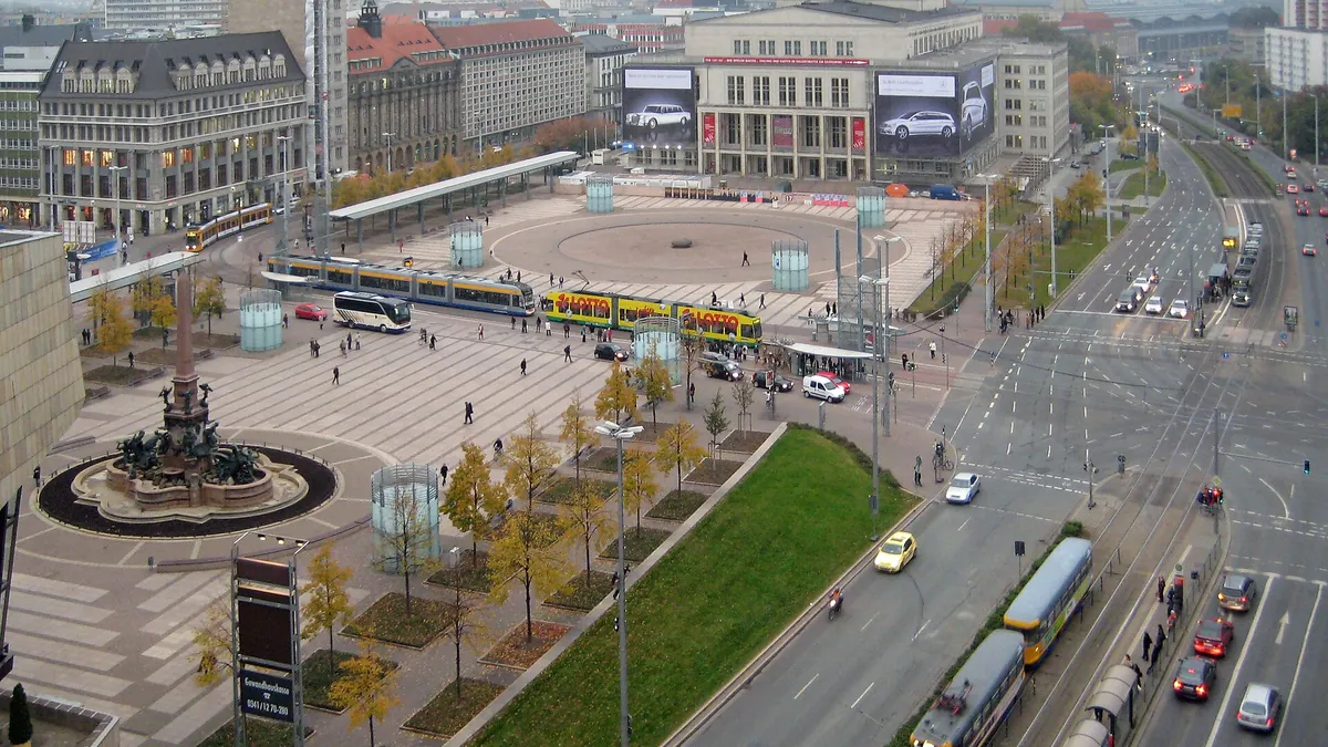 Symbolbild: Augustusplatz in Leipzig