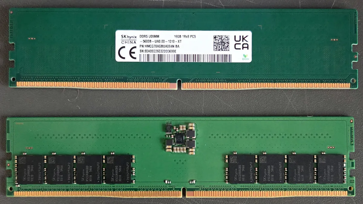 Символна снимка: модули памет DDR5 на SK hynix