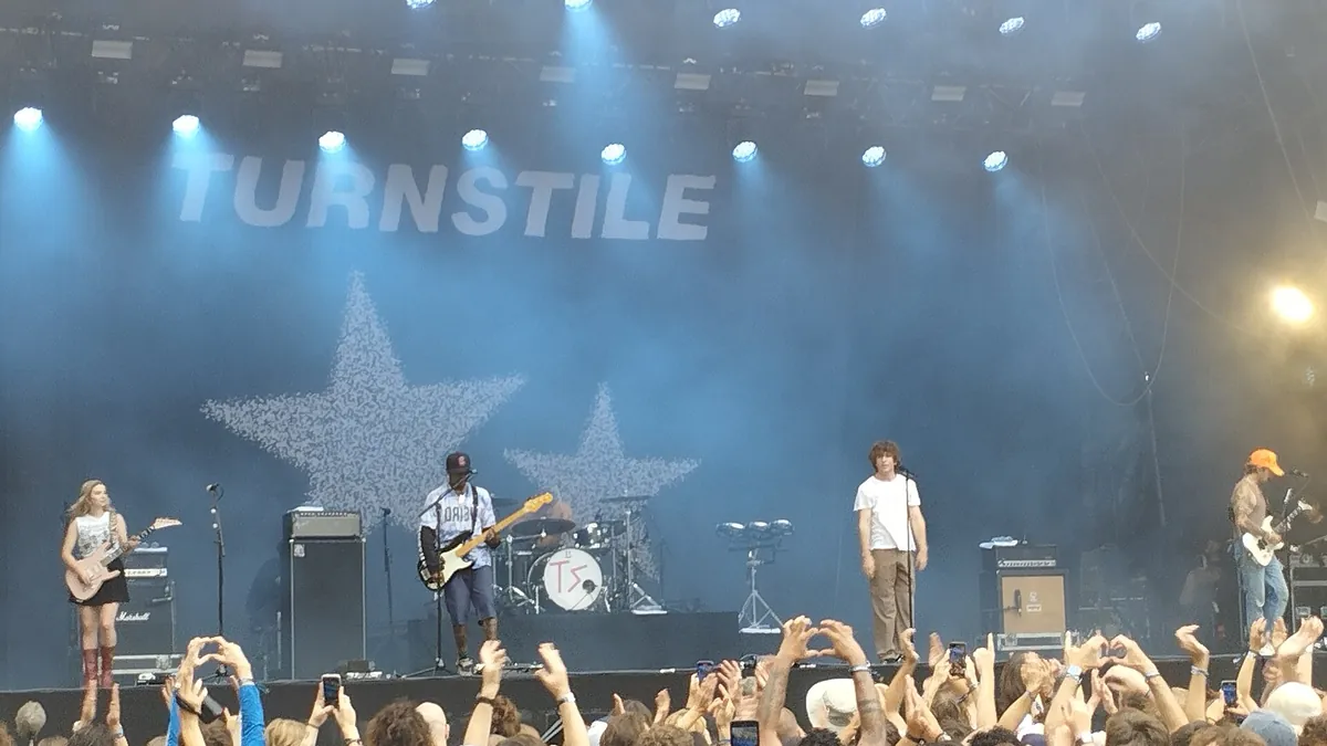 Turnstile на фестивала Rock en Seine (архивна снимка, 2023 г.)