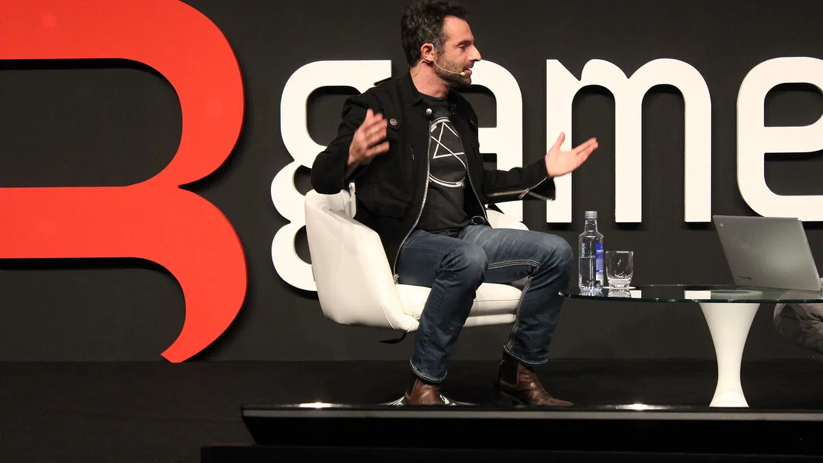 Archivbild: Arkane-Gründer Raphaël Colantonio auf der Gamelab 2017 – er hatte das Studio 2017 verlassen