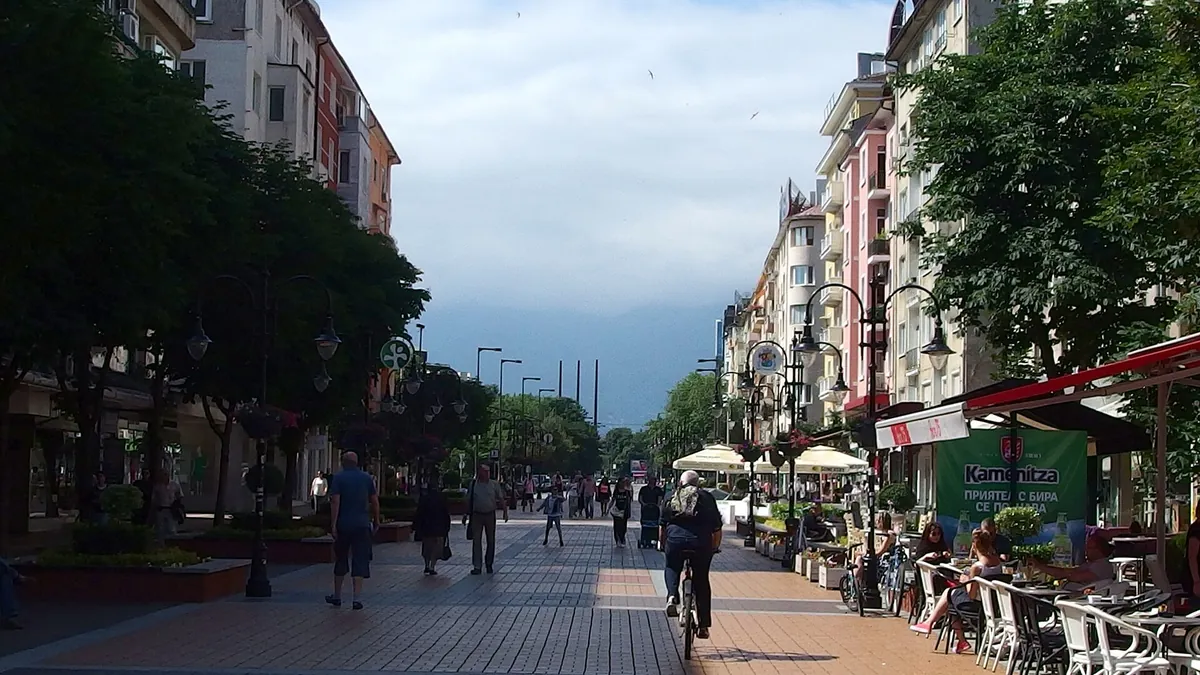 Fußgängerzone auf dem Witoscha-Boulevard in Sofia (Symbolbild)
