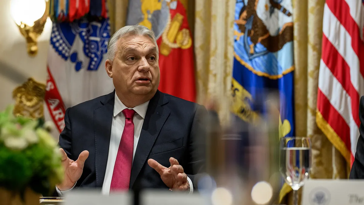 Архивна снимка: Виктор Орбан на среща в Белия дом, ноември 2025 г.