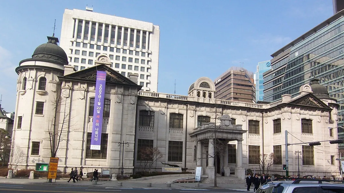 Archivbild: Historisches Gebäude der Bank of Korea in Seoul