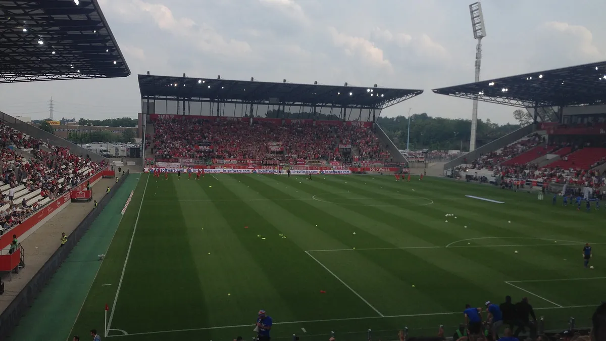 Das Stadion an der Hafenstraße in Essen (Archivbild)