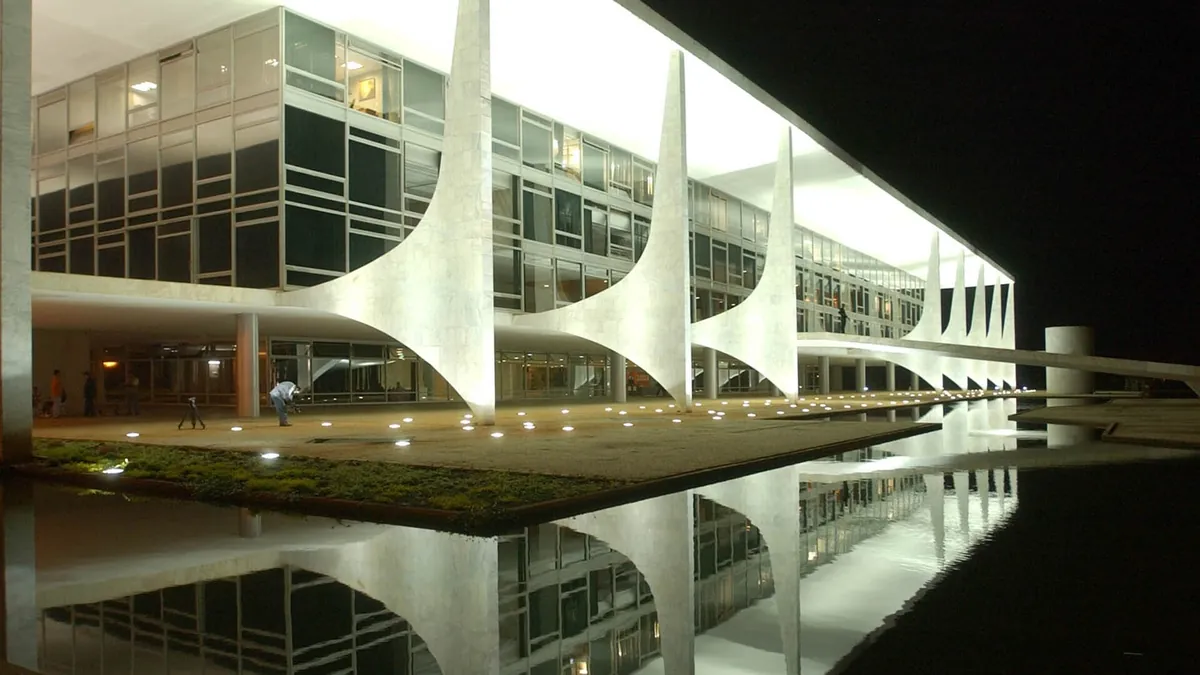 Symbolbild: Der Präsidentenpalast Palácio do Planalto in Brasília