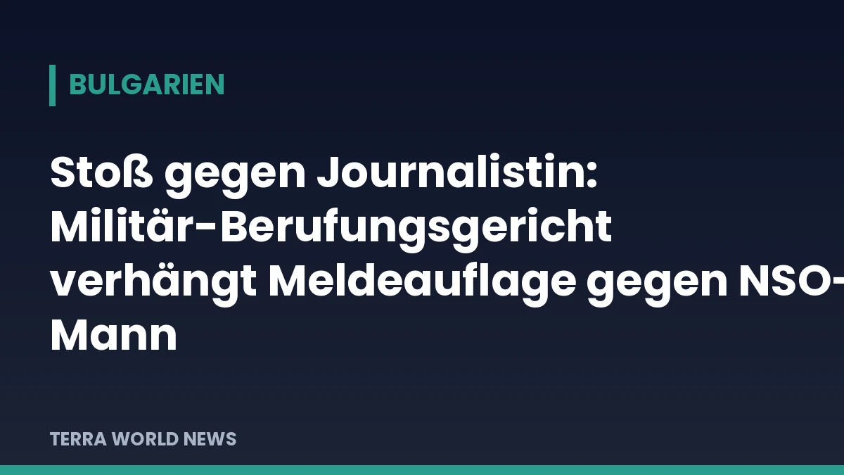 Titelgrafik: Festnahme und Gericht – Militär-Berufungsgericht
