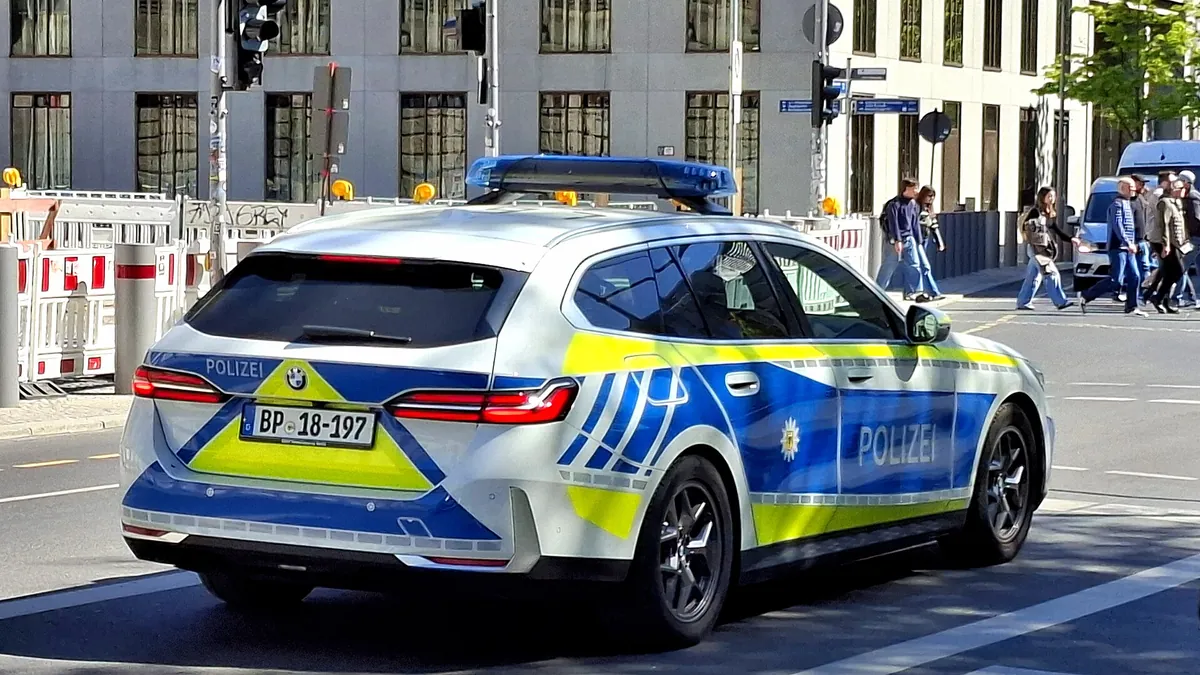 Symbolic image: German Federal Police patrol car in Berlin