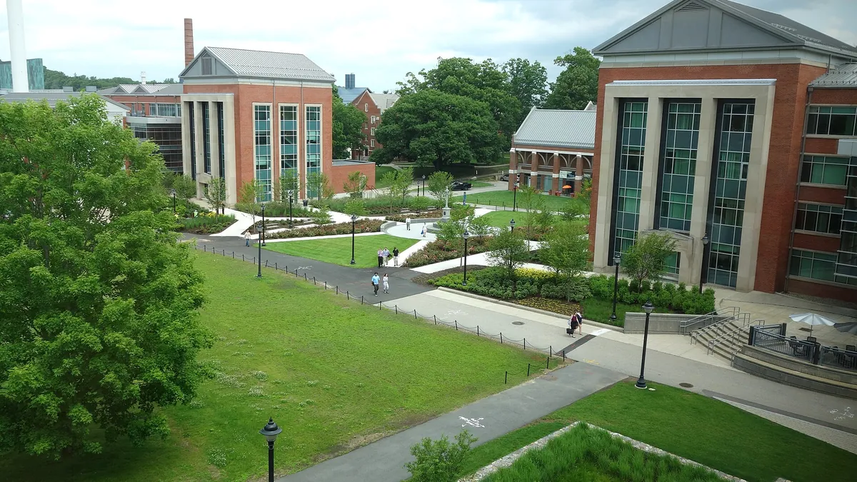 University of Connecticut campus in Storrs (archive image)